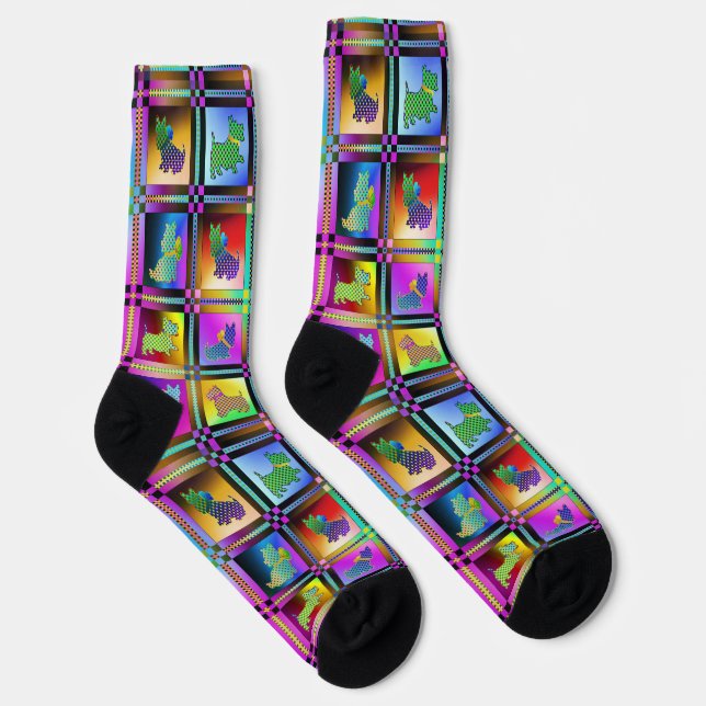 Chaussette Puppy Love Multicolore (Droite)