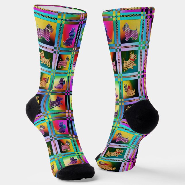 Chaussette Puppy Love  Multicolored (Angulaire)