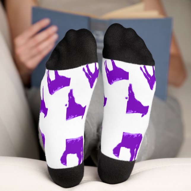 Chaussette Purple Cow Socks (Fond)