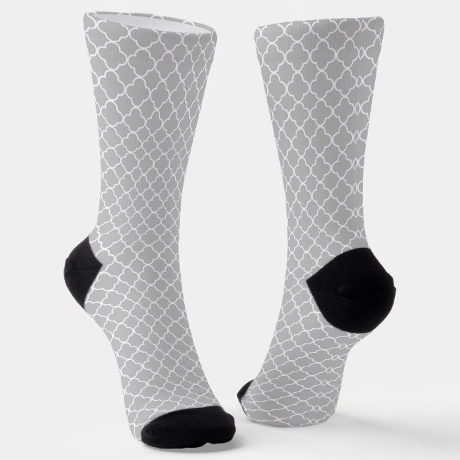Chaussette Quatrefoil gris (Angulaire)