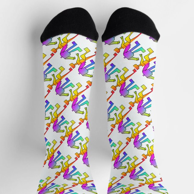 Chaussette Quel est votre style Une taille convient à toutes  (Haut)