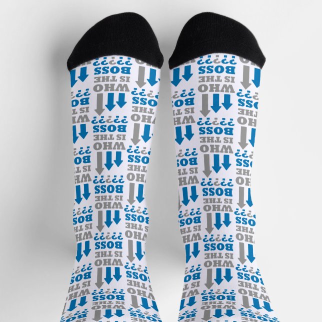 Chaussette Qui est le patron ? (Haut)
