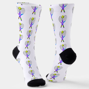 Chaussette Raquettes et balle de tennis