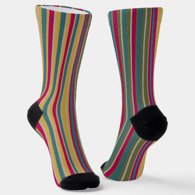 Chaussette Rayé décoratif (Angulaire)
