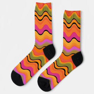 Chaussette rayée
