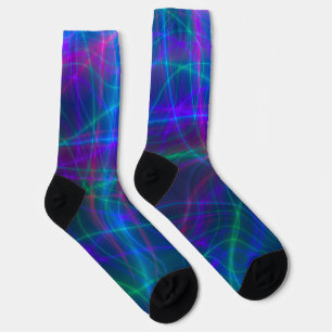 Chaussette Rayons multicolores lumineux