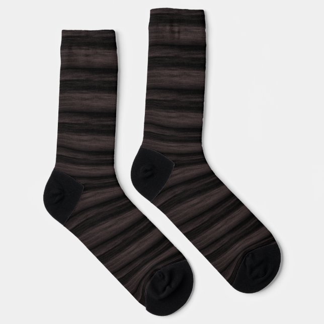 Chaussette Rayure pâle et foncée irrégulière (Droite)