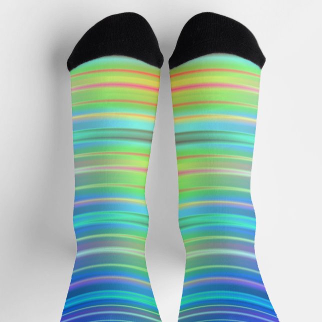 Chaussette Rayures arc-en-ciel (Haut)