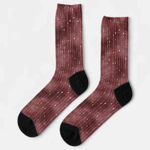 Chaussette Rayures rouges et blanches