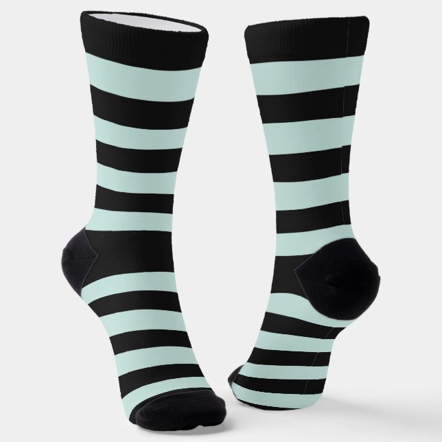 Chaussette Rayures sarcelles  (Angulaire)