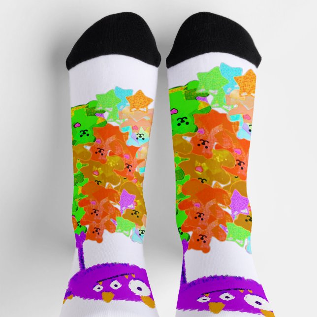 Chaussette Récolte de Monstre d'Ours Gélifié (Haut)