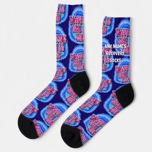 Chaussette Récupération NOM PERSONNALISÉ FUN Geode 12 Étapes
