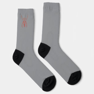 Chaussette Red Ghost Dance Buffalo ligne de chaussettes premi