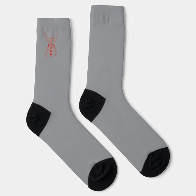 Chaussette Red Ghost Dance Buffalo ligne de chaussettes premi (Droite)