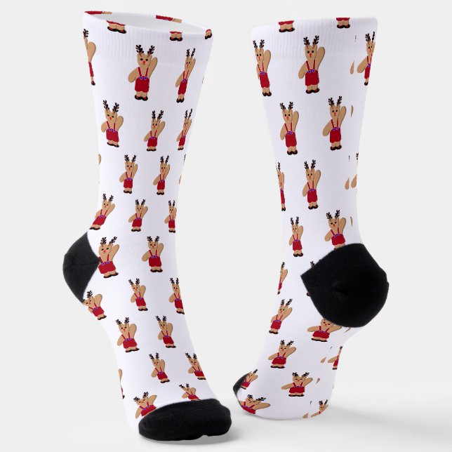 Chaussette Reinder Oear Noël (Angulaire)