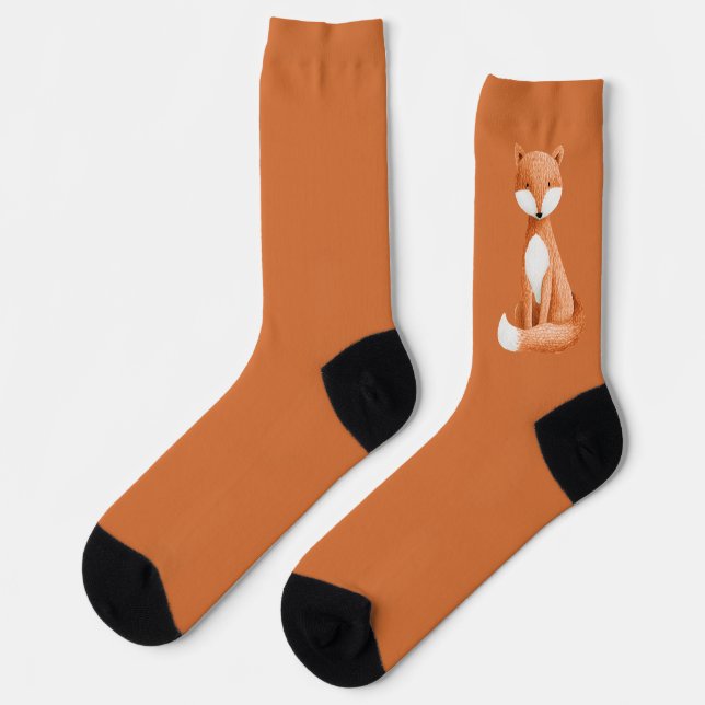 Chaussette Renard au parfum d'orange épicée (Gauche)