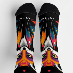 Chaussette Renard cosmique