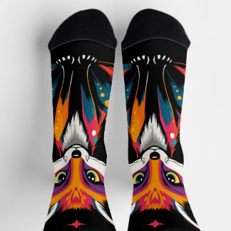 Chaussette Renard cosmique
