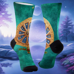 Chaussette Renouveau éternel : Le Solstice radiant de Yule