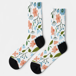 Chaussette Ressort floral minimal