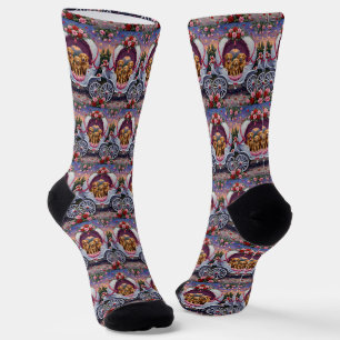 Chaussette Retriever doré Saint-Valentin