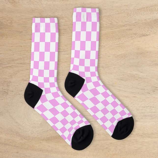 Chaussette Retro Checkerboard (Créateur téléchargé)