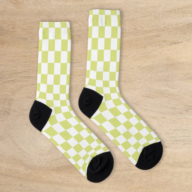Chaussette Retro Checkerboard (Créateur téléchargé)