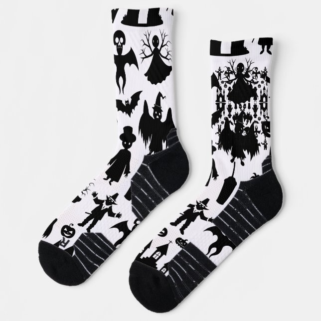 Chaussette Retro Sunshine Patterns – Bold Colorful  (Gauche)