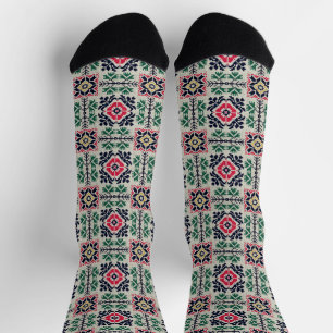 Chaussette Robe Neutral Tatreez Henna Thobe