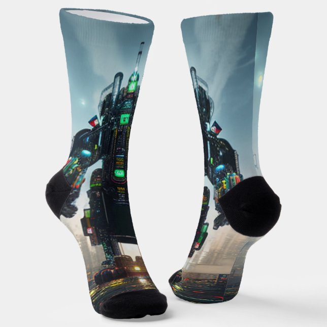Chaussette Robot 4 premium socks (Angulaire)