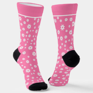 Chaussette Rose floral