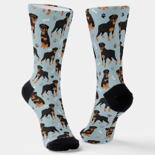 Chaussette Rottweiler des os de chien et des chaussettes de p