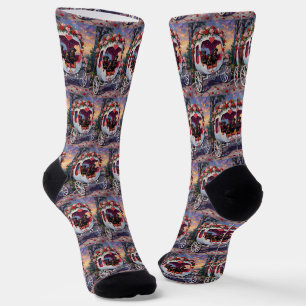 Chaussette Rottweiler Saint-Valentin