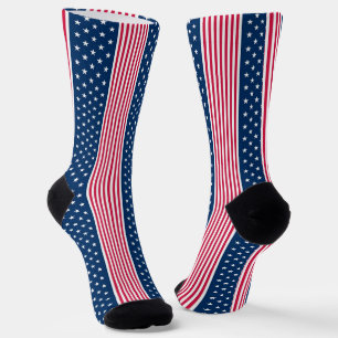 Chaussette Rouge Blanc Et Bleu Patriote