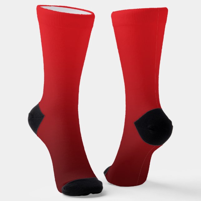 Chaussette Rouge Bourgogne Moderne Dégradé (Angulaire)