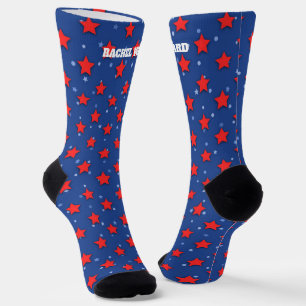 Chaussette Rouge et Bleu du 4 juillet