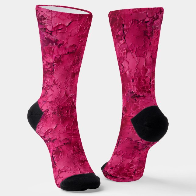 Chaussette Rouge fraise (Angulaire)