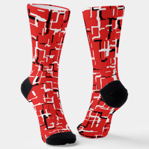 Chaussette Rouge noir