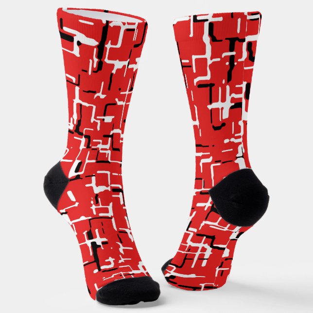 Chaussette Rouge noir (Angulaire)
