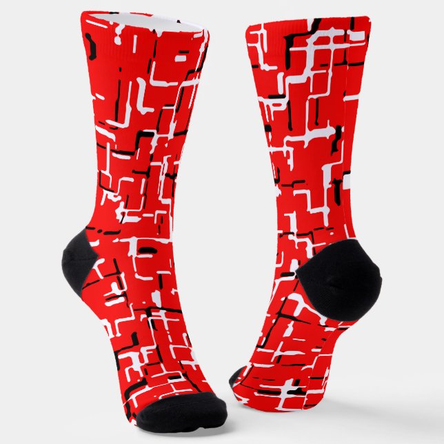 Chaussette Rouge noir (Angulaire)
