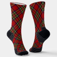 Royal Stewart Clan Tartan Chaussettes Motifs Plaid