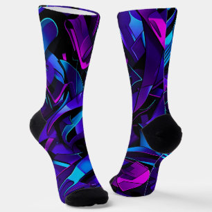 Chaussette Rue Graffiti Abstraite