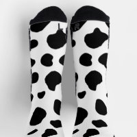 Russe noir et blanc Holstein Motif de vache