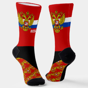 Chaussette Russie Chaussettes, drapeau russe patriotique / sp