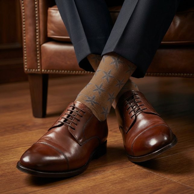 Chaussette Rustic Western Plain Stars Socks (Créateur téléchargé)