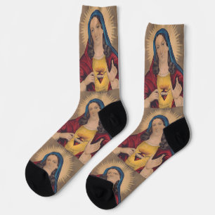 Chaussette Sacré Coeur de Marie