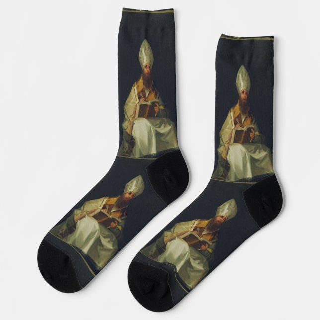 Chaussette Saint Ambrose by Francisco de Goya (Gauche)