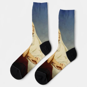 Chaussette Saint Augustin et Sainte Monique