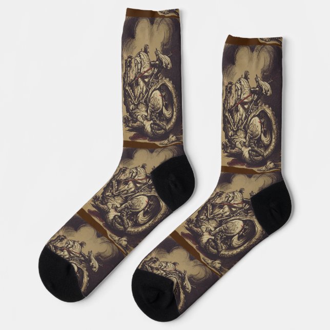 Chaussette Saint Georges et le Dragon Grand Martyr (Gauche)