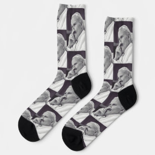 Chaussette Saint Jean Paul II le Grand Communicateur Beaux-Ar